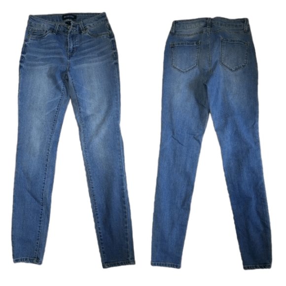 3 Pairs of Denim Bue Black Jeans Jeggings Size 1 Authentic American Heritage YMI - Picture 2 of 7